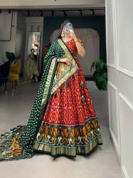 classic Tussar Silk  Lehenga choli