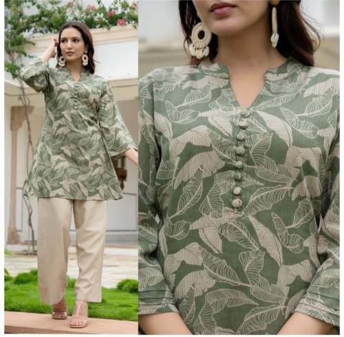 Classical New Launching twill Rayon Top Plazoo