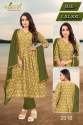 Cotton Embroidered Flared Stitched kurti pant dupatta set thumb 11