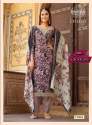 Cotton Embroidered Flared Stitched kurti pant dupatta set thumb 2