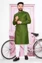 Cotton fabric Mens kurta with payjama thumb 2
