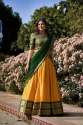 Crafted Exclusive South-style Kanchipuram Silk Lehenga With Zari Weaving Work thumb 3