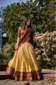 Crafted Exclusive South-style Kanchipuram Silk Lehenga With Zari Weaving Work thumb 4
