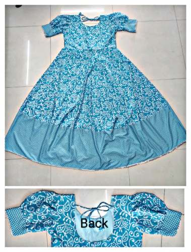 craze Chinon With Digital Print gown