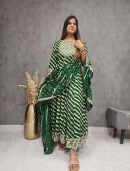 craze  Georgette With Embroidery Work Gown