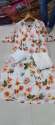 craze Muslin fabric printed kurti pant dupatta set thumb 3