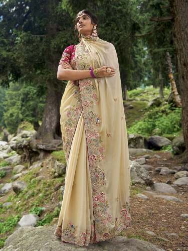 craze Sequence Work Banglory Silk Jimmy Choo saree
