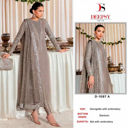 Deepsy D 1087 Fancy Designer Pakistani Suit Collection by Fab Funda