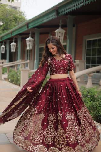  Designer And Luxurious Wedding Collection With Rangoli Silk Heavy Sequins & Thread Embroidered Work