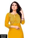 Designer Embroidery work Rayon kurti