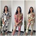 DESIGNER EXCLUSIVE NEW HEAVY MASLIN PRINTED WORK CO-ORD SET thumb 6
