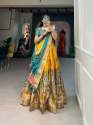 The Elegance And Tradition Beauty With Charm Of Kalamkari Prints Lehenga Choli thumb 3