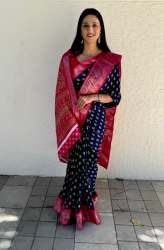 Designer Look of dola silk Saree