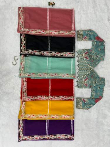 Designer Saree With Beautiful Work 