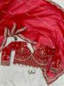 Designer Saree With Beautiful Work  thumb 9