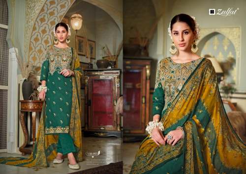 DILRUBA  presents Designer Print handwork pakistani suit