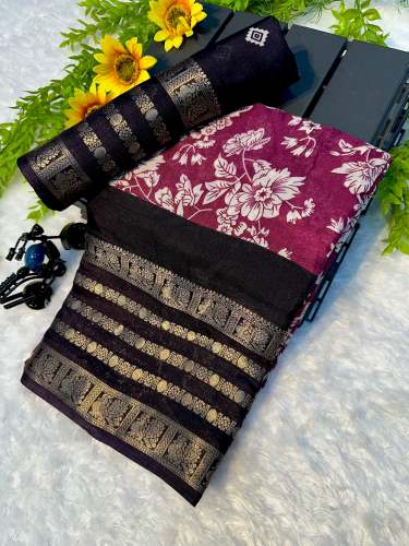 Dola Silk Premium Jacquard Border Saree