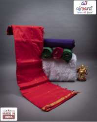 DUB-MANJU KATTAM Cotton Fancy Saree