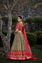 Effortless Glamour And Sophistication Tussar Silk Printed Lehenga Choli thumb 3