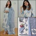 elegance-afghani-print-cotton-kurti-pant-dupatta-s
