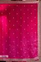 Elegance Pink Designer Silk Saree With Sequnce Work thumb 1
