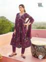  Embroidered Alia Cut Kurti with Pant  Dupatta set thumb 2