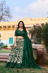Ethnic Look Perfect Choice Tussar Silk Printed Lehenga Choli