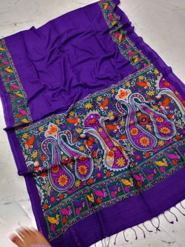  Exclusive Madhubani mulmul cotton saree by Fab Funda