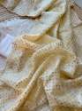 Exclusive slub organza silk With Sequins Embroidery Work thumb 2