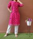 Fancy Bandhej Kurti thumb 3