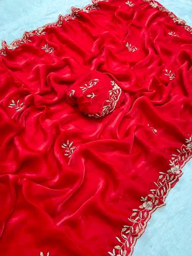 Fancy Designer Hand Work Saree 