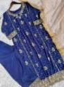 Fancy Faux Georgette With Sequence Embroidered Work Kurti Pant With Dupatta thumb 15