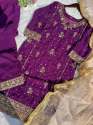 Fancy Faux Georgette With Sequence Embroidered Work Kurti Pant With Dupatta thumb 6