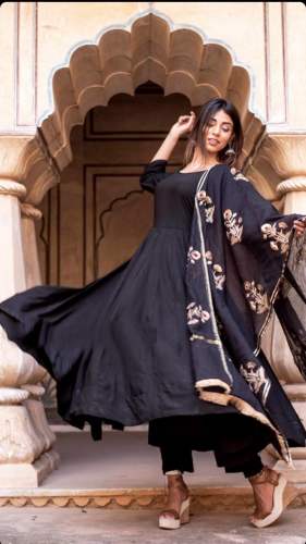 Fancy Floor Length Anarkali Kurti