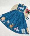 Festival Special digital Chion Kids Lehenga With Heavy Tussels thumb 1