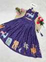 Festival Special digital Chion Kids Lehenga With Heavy Tussels thumb 2