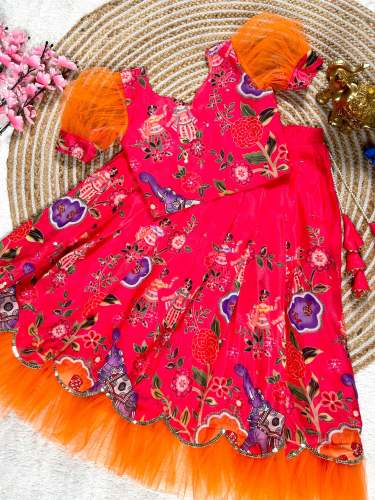 Festival Wear Designer Kids Lehenga 