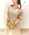 festive occasion golden work kurta Palazzo set thumb 1