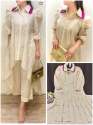 festive occasion golden work kurta Palazzo set thumb 4