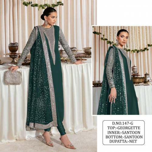 Fresh Arrival Heavy Fox Georgette With Multi Threads Work 