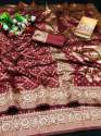 Gujarat tranding Litchi silk  Bandhani Saree with Zari Pallu  thumb 3