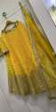 Haldi Special Georgette Lehenga Choli With paper mirror work  thumb 3