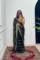 Heavy Embroidery Zari Work Patta With Cut Work Border Jimmy Choo Saree thumb 2