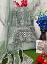 Heavy Orgenza Silk Pakistani Suite thumb 3
