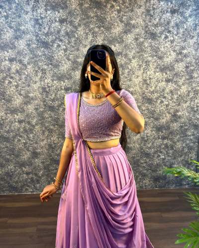 Heavy Star Classical Silk Georgette’s Lehenga Choli