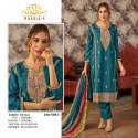 Heavy Vichitra Silk Multi Thread & Zari Work Pakistani suit thumb 1