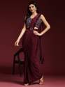  IMPORTED FABRIC PARTY WEAR READY TO WEAR SAREES thumb 2