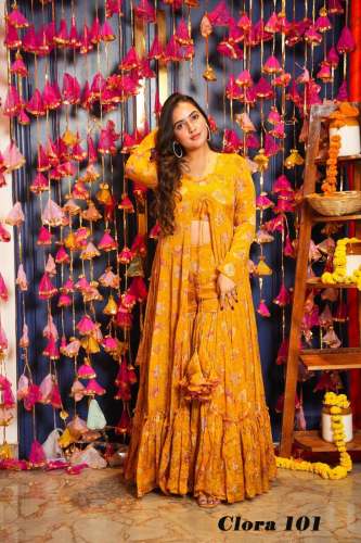 INDO WESTERN KOTI FANCY GOWN COLLECTION