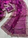 Jaipuri gota work jimmy choo  saree thumb 13