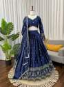 Japan satin  Sequence Work Lehenga
